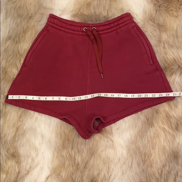 T Alexander Wang Burgundy Shorts - Picture 8 of 8